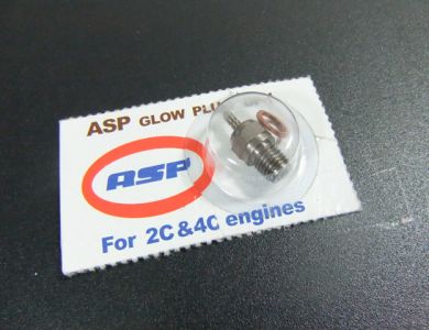 1 x ASP Glow plug for 2 stroke and 4 stroke engine